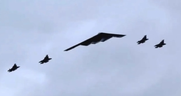 B-2-Bombers-Arrive-At-Alaskan-Airbase