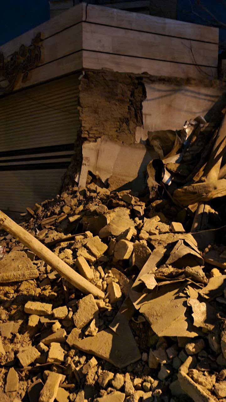 تصاویر تلخ از تخریب یک بنای تاریخی توسط شهرداری