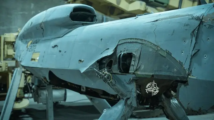 اولین تصویر از لاشه F-15 منهدم‌شده آمریکا