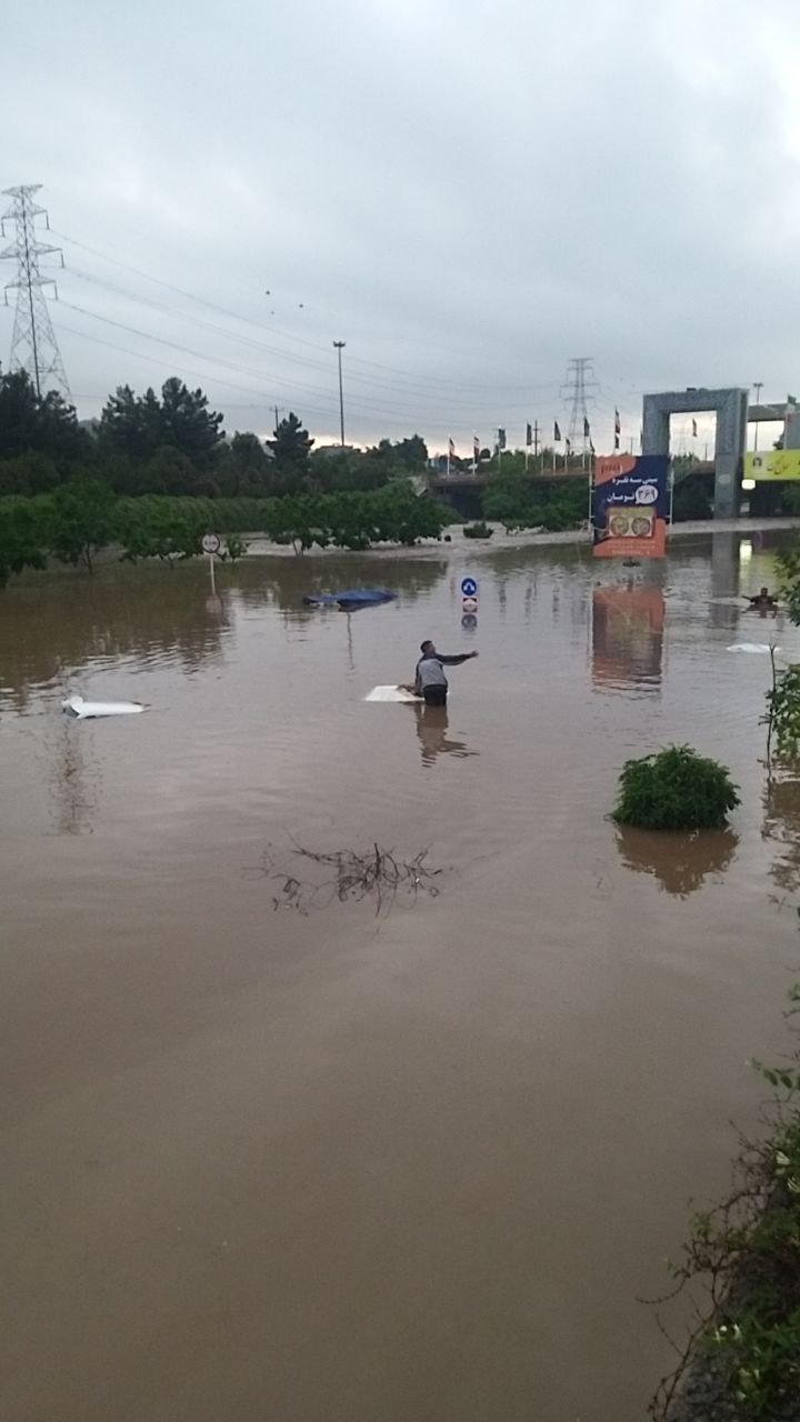 چند تصویر آخرالزمانی از سیل وحشتناک در مشهد