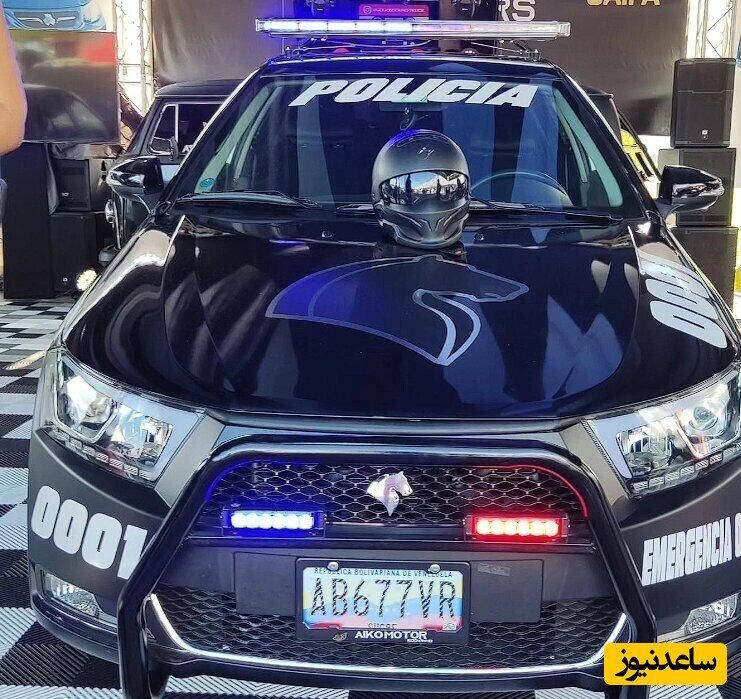 این خودروی ایرانی در یک کشور خارجی ماشین پلیس شد