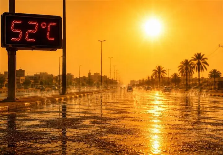 دمای هوا در این استان به مرز 50 درجه می‌رسد
