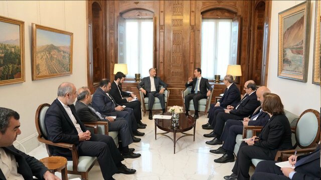 وزیر خارجه ایران با بشار اسد دیدار کرد 