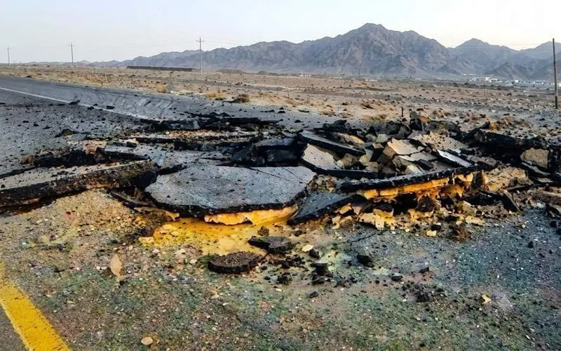 محور زاهدان – خاش بمب‌گذاری شد
