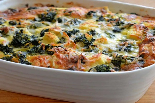 گراتن+اسفناج