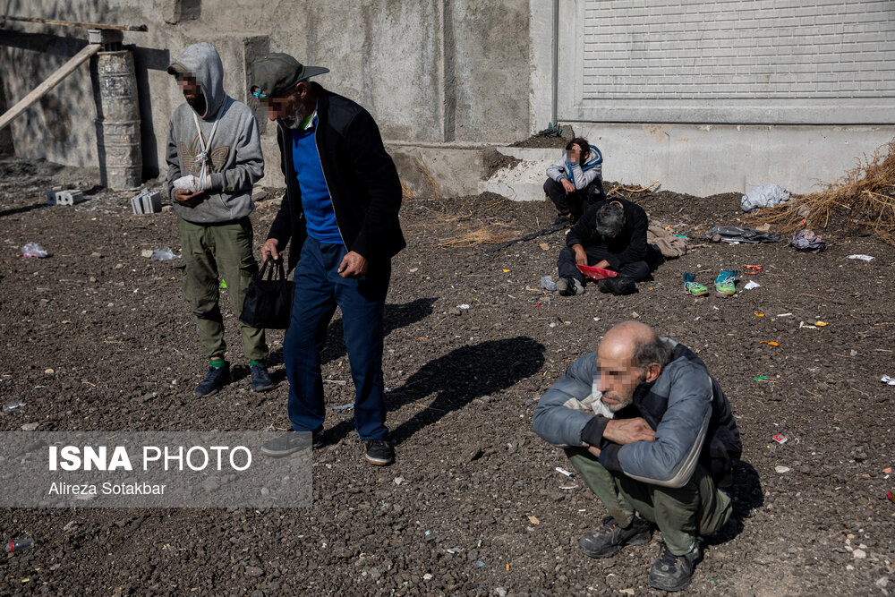 پاکسازی معروف‌ترین پناهگاه معتادان در تهران