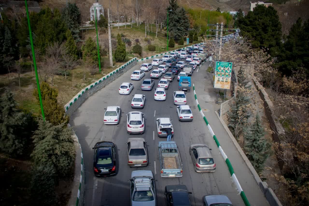 وضعیت ترافیک در آزادراه تهران - شمال
