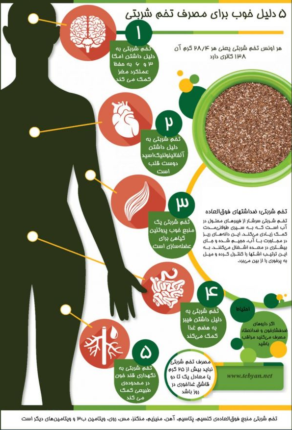 ۵ دلیل خوب برای مصرف تخم شربتی