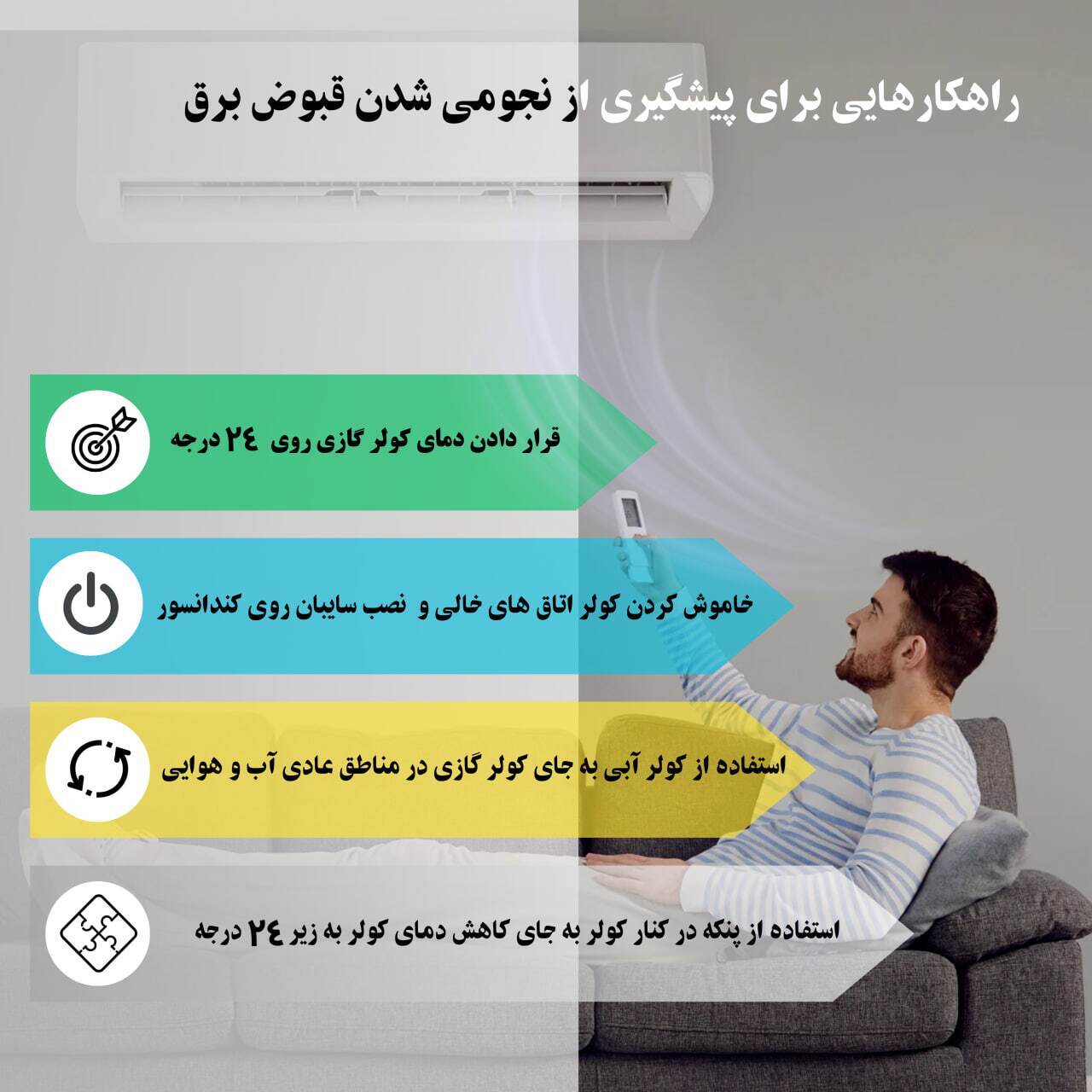 راهکارهایی برای پیشگیری از نجومی شدن قبوض برق