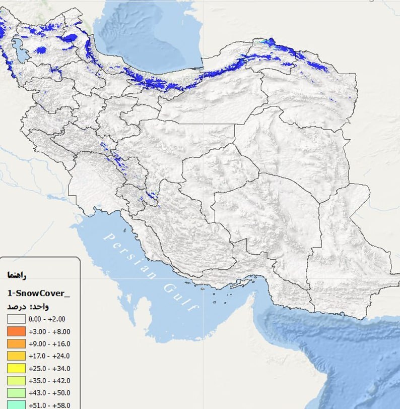 پائیز امسال ۵ برابر پارسال برف بارید