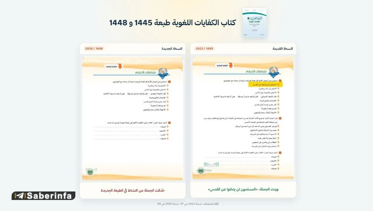 عربستان یک جمله سیاسی را از کتاب‌های درسی حذف ک