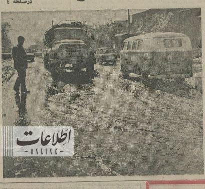 برف‌ها آب شدند و تهران را سیل برد