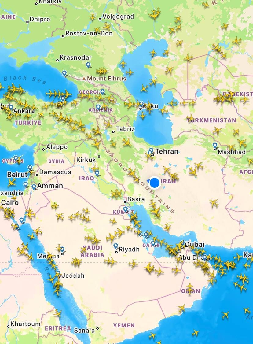  آخرین وضعیت هوایی منطقه در حال حاضر