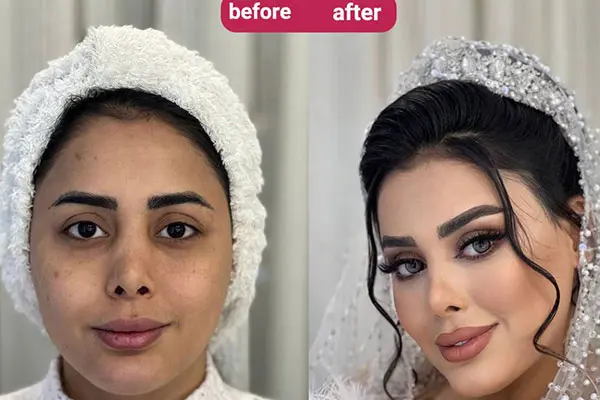 آموزش گریم عروس سمیه افتخاری