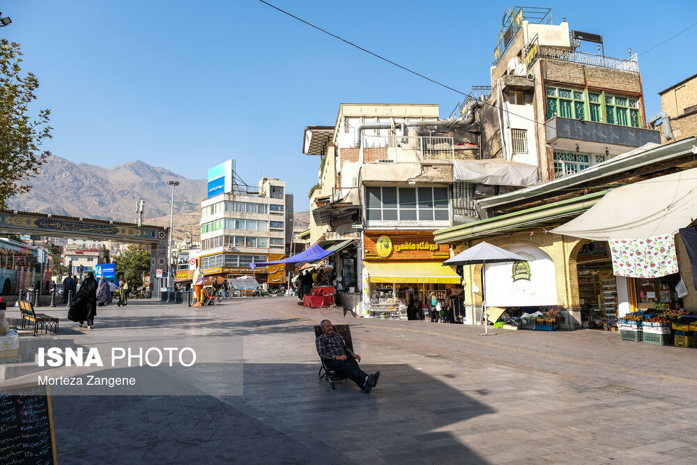 تصاویری از حال و هوای تهران در جهنمی‌ترین روز سال