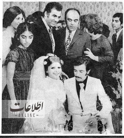 عکس عروسی لاکچری علی حاتمی، ۵۰سال پیش!