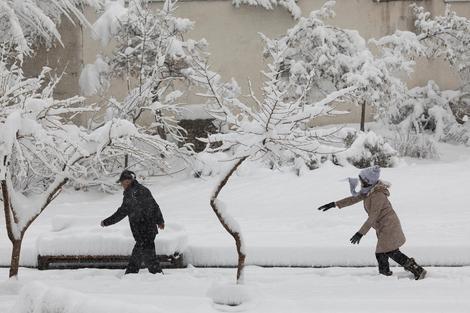 بزرگترین طوفان برفی در راه ایران