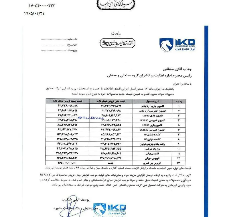 محصولات+ایران_خودرو