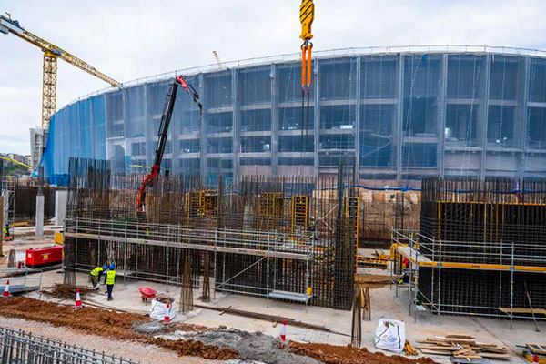 آخرین تصاویر از روند بازسازی ورزشگاه نیوکمپ