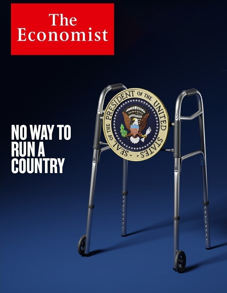 تمسخر جنجالی بایدن توسط نشریه اکونومیست