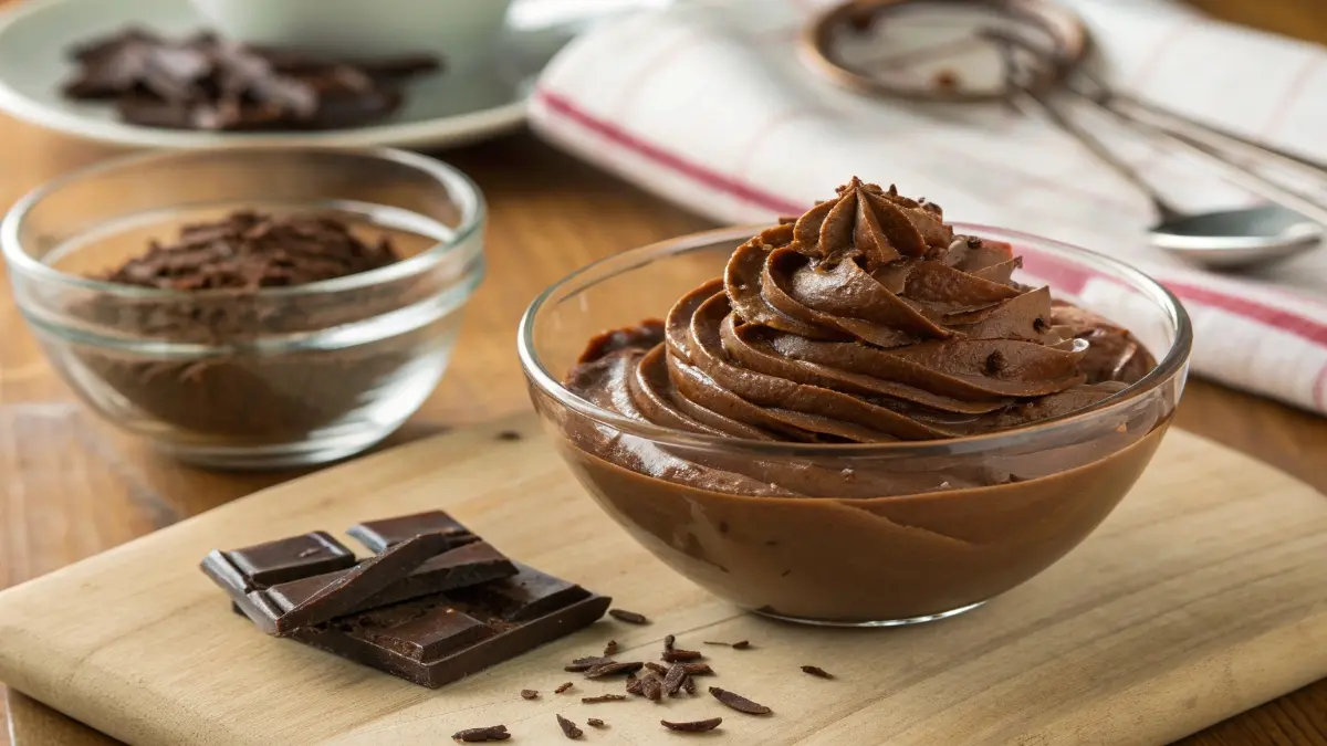 close-up-of-smooth-chocolate-pastry-cream-in-a-gl