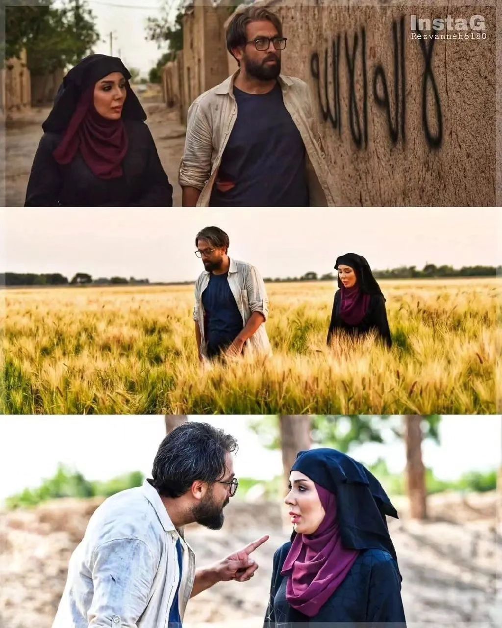 تصاویر جدیدی از مصطفی‌ زمانی در کنار خانم بازیگر عراقی