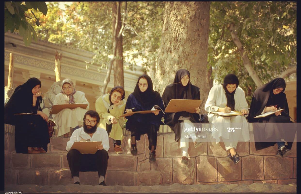 تصویری خاص از پارک قیطریه تهران در دهه 70 
