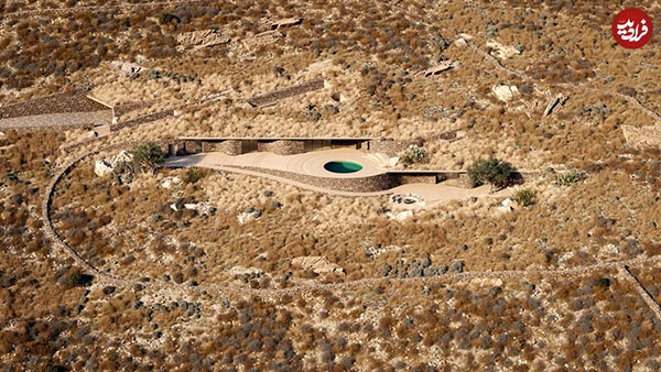 معماری استثنایی یک ویلای «نیمه‌مرئی» در شیب کوهستان