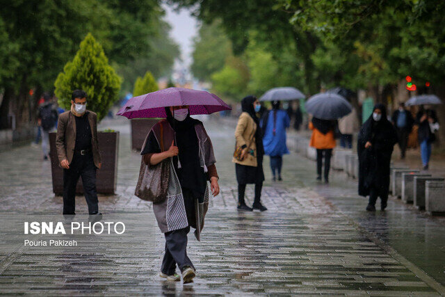 این ۱۴ استان کشور پربارش شدند