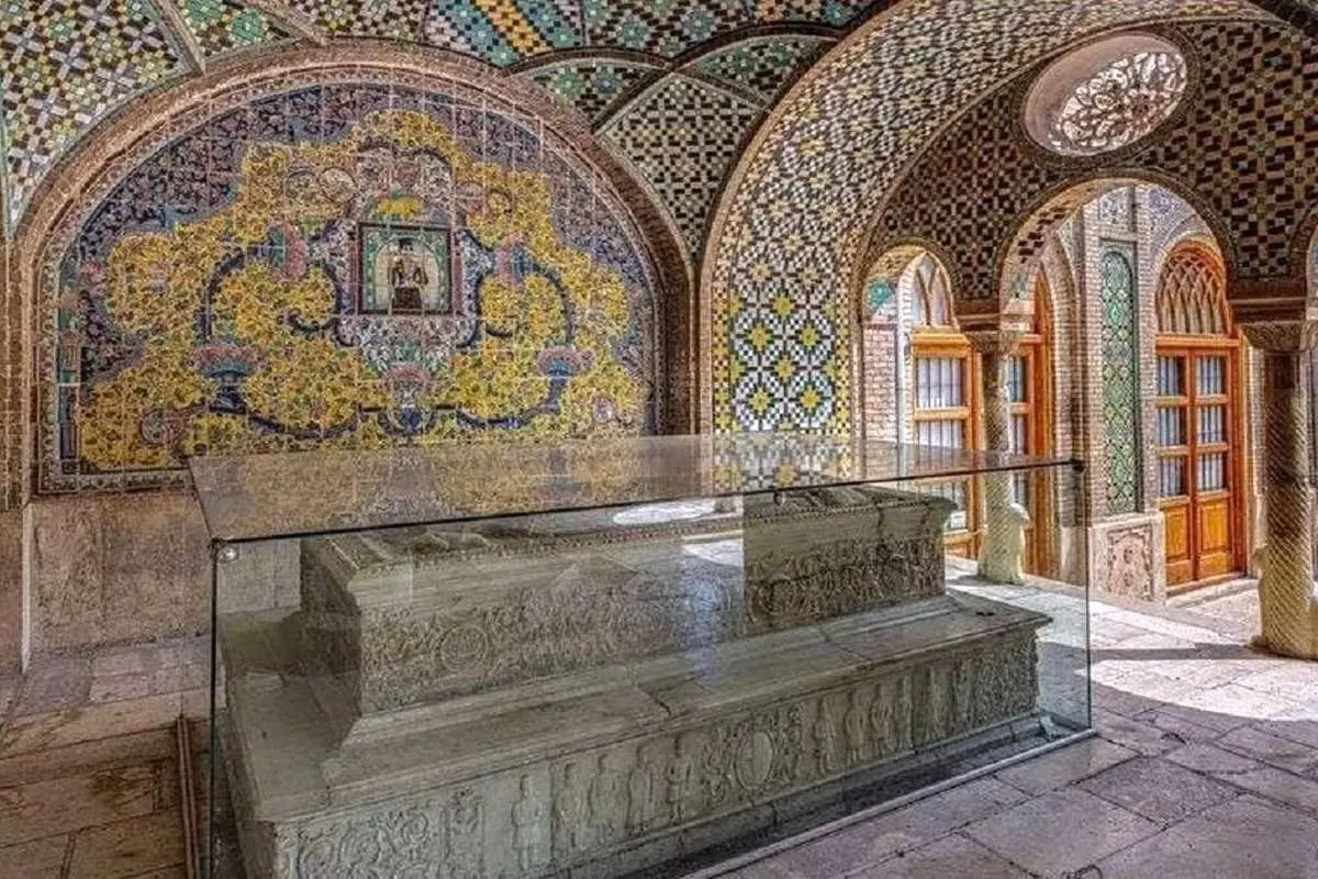 سنگ+قبر+ناصرالدین+شاه