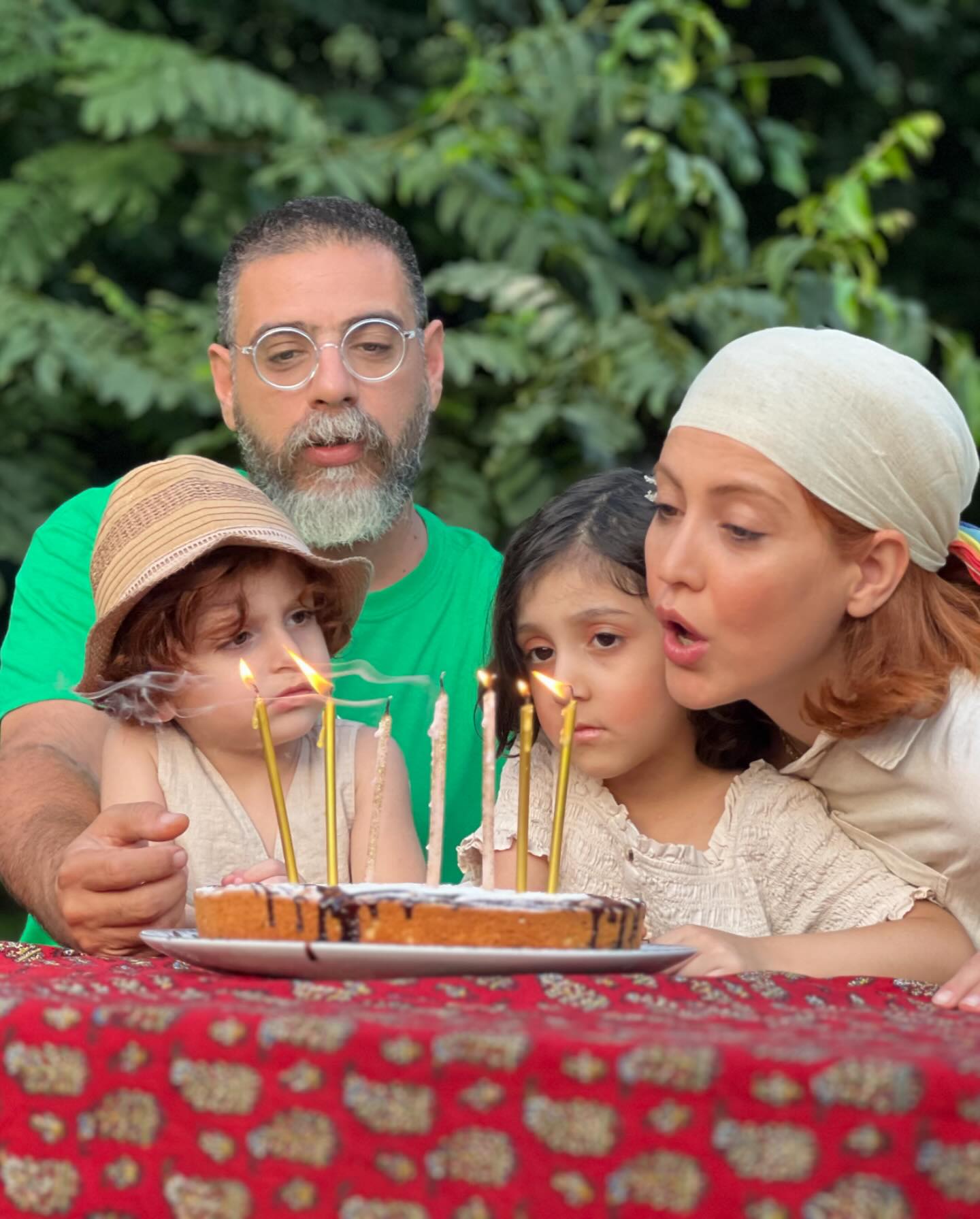 قاب عاشقانه بازیگر «لحظه گرگ‌ومیش» در جشن تولدش