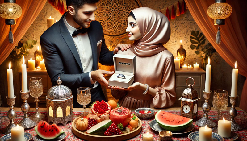 هدیه-دادن-جواهرات-پاندورا-در-شب-یلدا