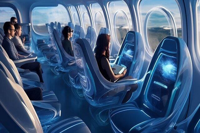 کابین هواپیماها در سال ۲۰۵۰ اینگونه خواهد بود؟