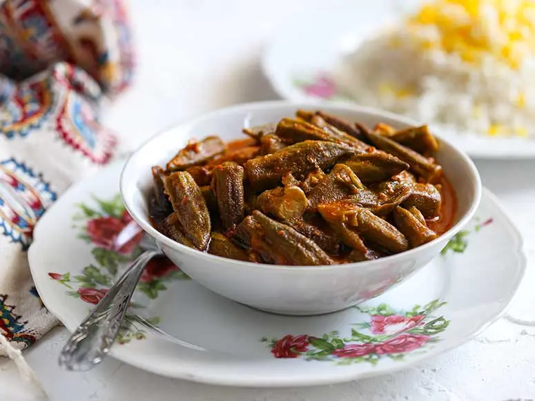 طرز-تهیه-خورشت-بامیه