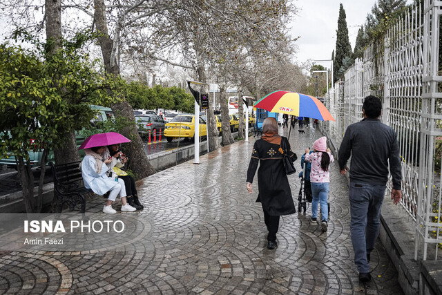 زمان بارش اولین باران بهاری در تهران