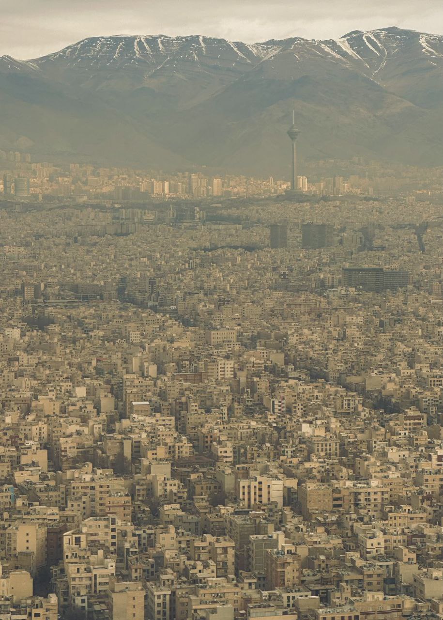 عکسی خوفناک از تهران که وحشت به دلتان می‌اندازد