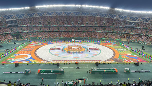 تصاویری جذاب از مراسم افتتاحیه جام ملت‌های آفریقا