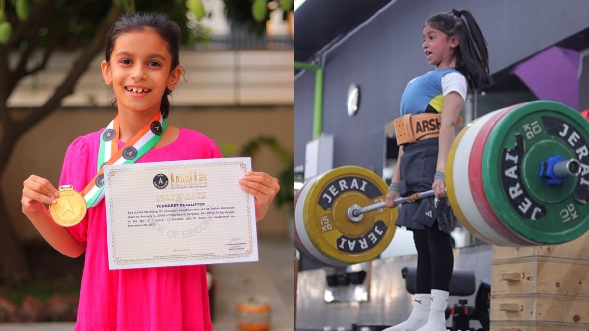 این دختر 9ساله برای اسطوره‌های وزنه‌برداری خط‌ و نشان کشید