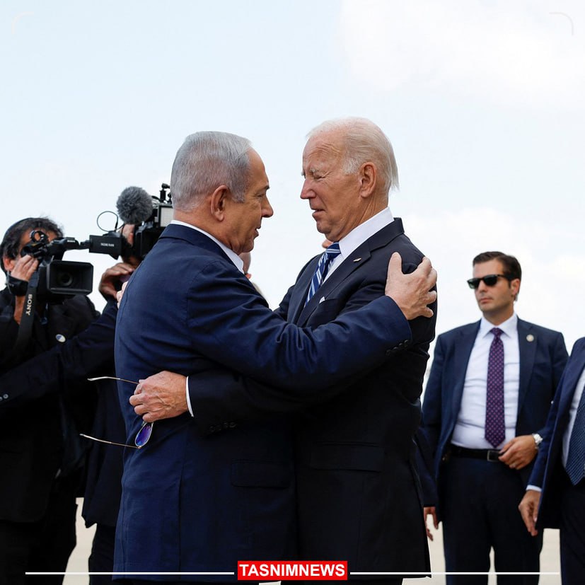 تصویر خاصی از ملاقات بایدن و نتانیاهو خبرساز شد