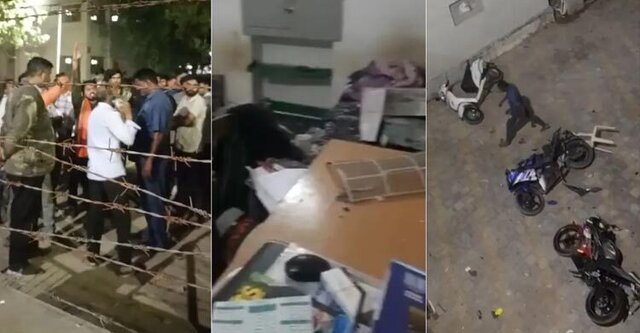 حمله به دانشجویان مسلمان هنگام اقامه نماز در هند
