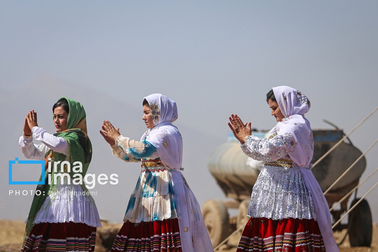 تصاویر جالب از یک مراسم عروسی در خراسان شمالی