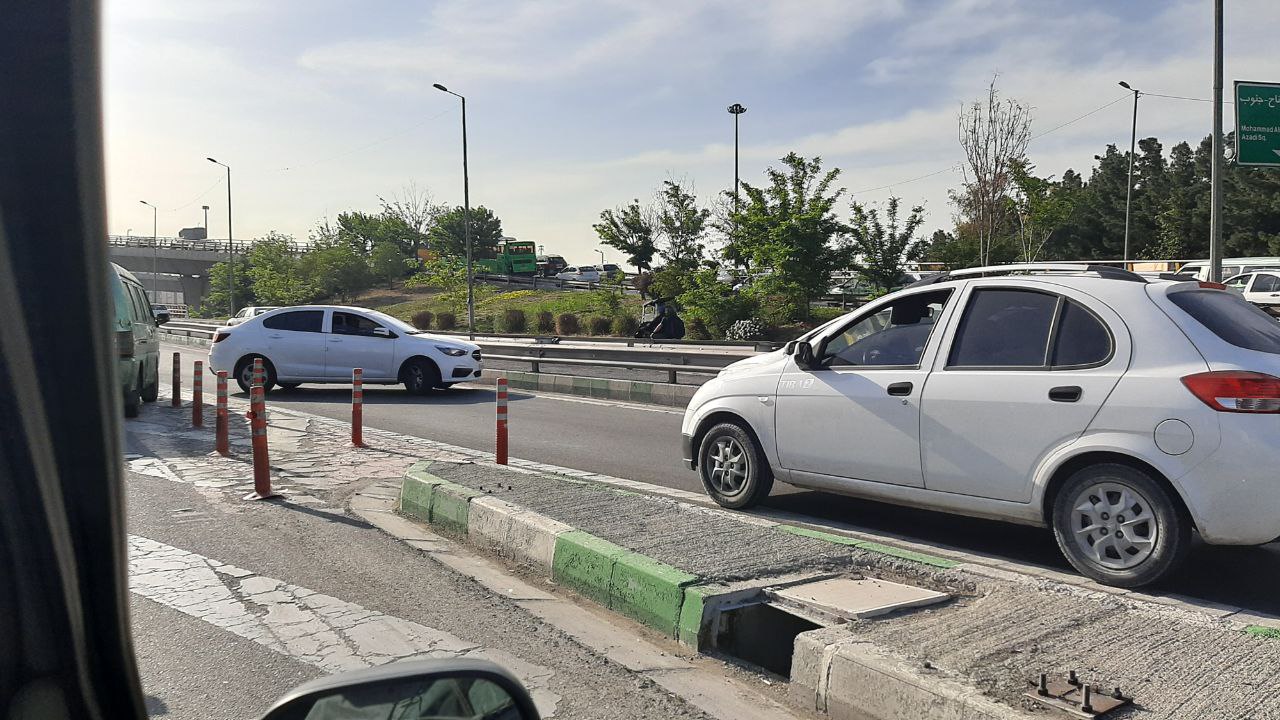 اتفاقی که امروز صبح، اتوبان مهم تهران را به هم ریخت