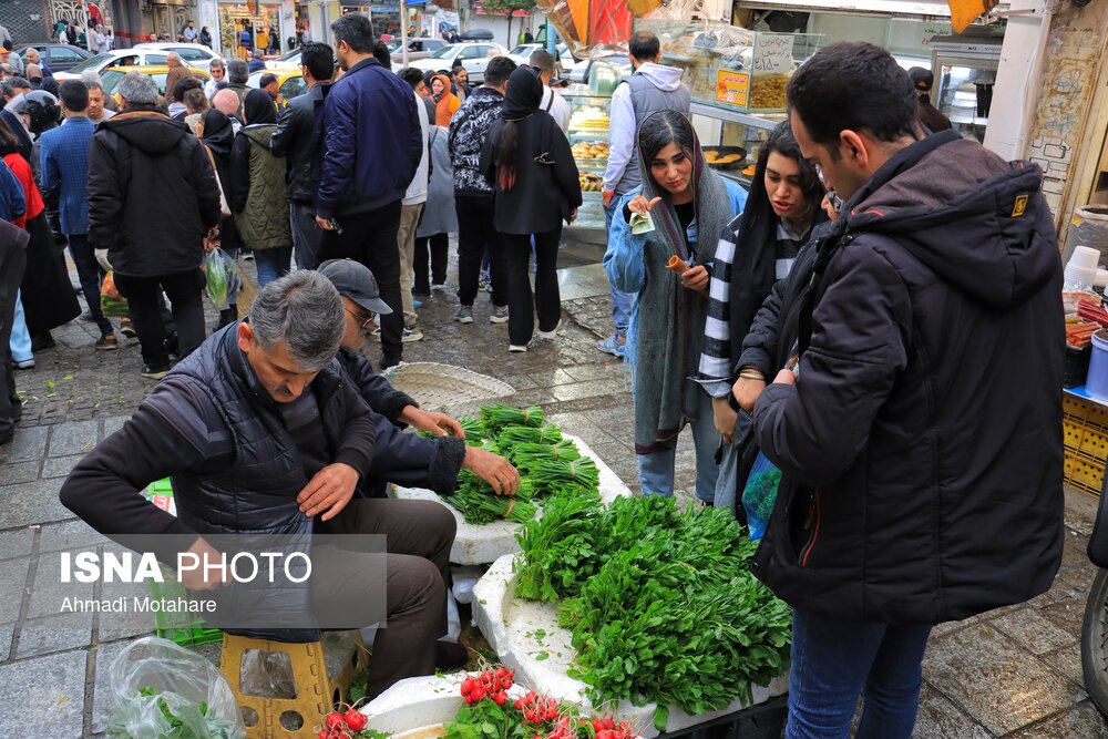 تصاویر دیدنی از بازار رشت در عید نوروز