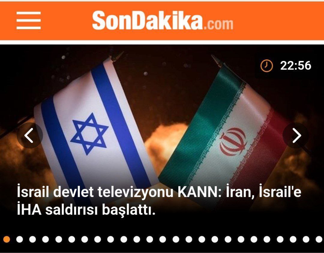 حمله ایران به اسرائیل تیتر اول روزنامه‌‌های ترکیه شد