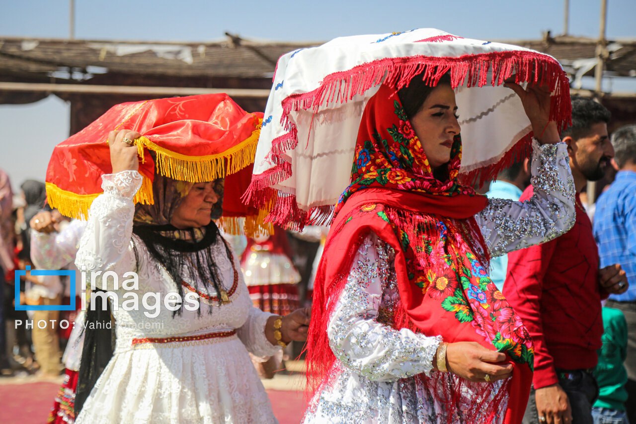 تصاویر جالب از یک مراسم عروسی در خراسان شمالی