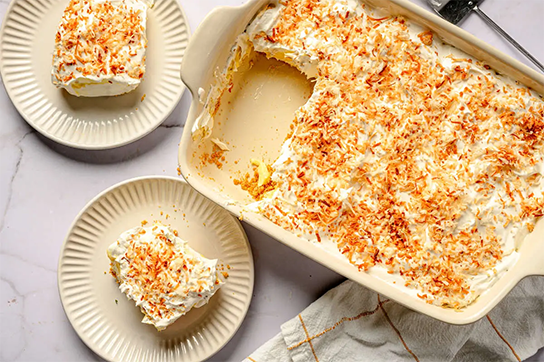 دسر+برفی+نارگیلی