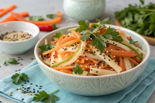 transfer-the-turnips-and-carrots-salad-to-a-servi