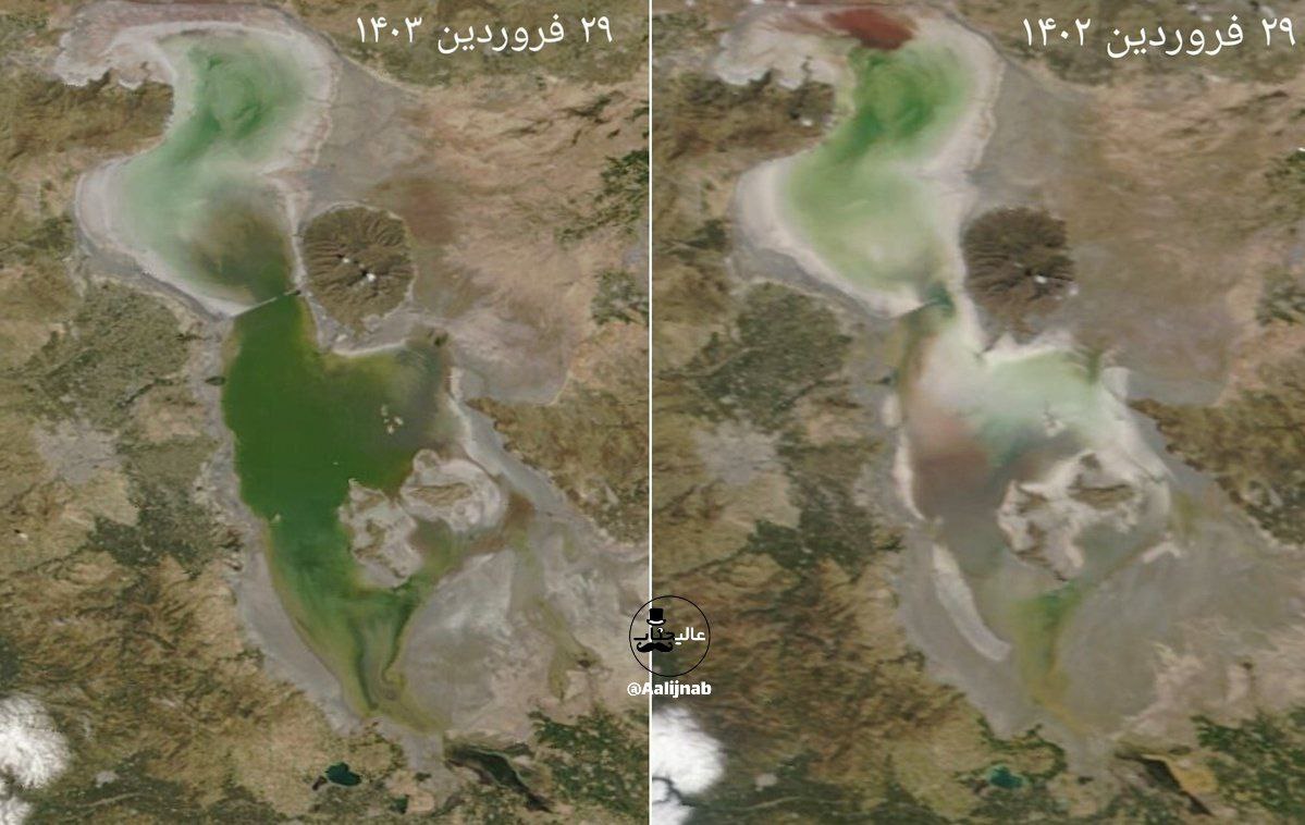 تصاویر چشم‌نواز از حال خوبِ دریاچه ارومیه