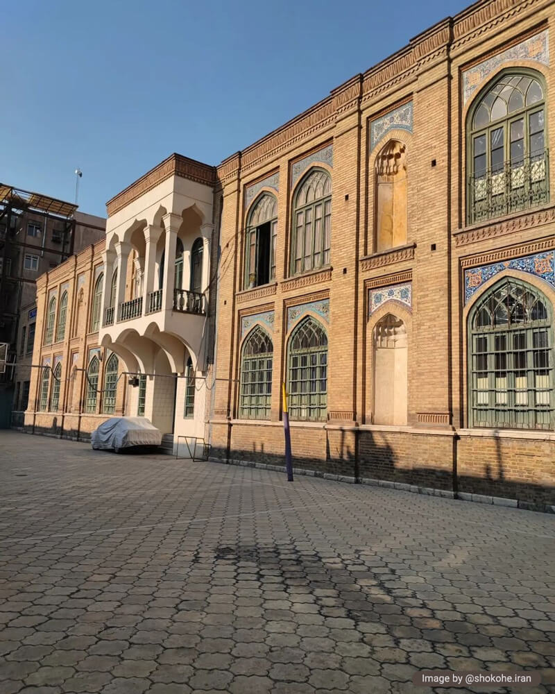 معماری-دبیرستان-فیروز-بهرام