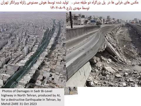 بلایی که زلزله ۷ ریشتری بر سر تهران می آورد 